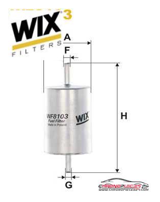 Achat de WIX FILTERS WF8103 Filtre à carburant pas chères