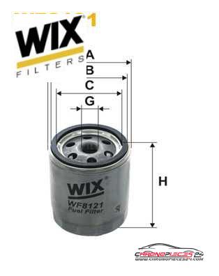 Achat de WIX FILTERS WF8121 Filtre à carburant pas chères