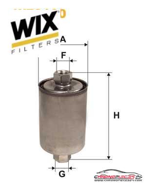 Achat de WIX FILTERS WF8160 Filtre à carburant pas chères