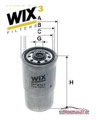 Achat de WIX FILTERS WF8163 Filtre à carburant pas chères