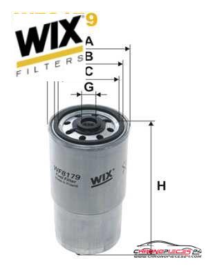 Achat de WIX FILTERS WF8179 Filtre à carburant pas chères