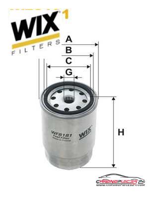 Achat de WIX FILTERS WF8181 Filtre à carburant pas chères