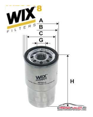 Achat de WIX FILTERS WF8218 Filtre à carburant pas chères