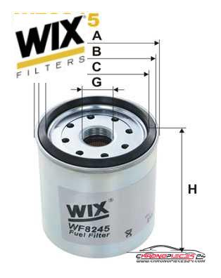 Achat de WIX FILTERS WF8245 Filtre à carburant pas chères