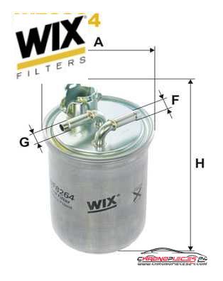 Achat de WIX FILTERS WF8264 Filtre à carburant pas chères