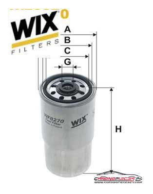 Achat de WIX FILTERS WF8270 Filtre à carburant pas chères