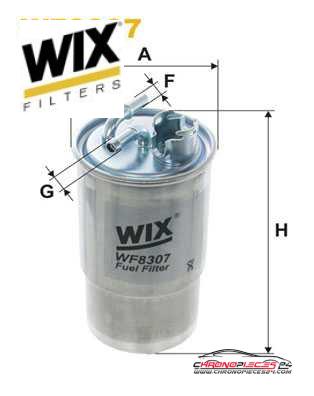 Achat de WIX FILTERS WF8307 Filtre à carburant pas chères