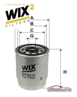 Achat de WIX FILTERS WF8312 Filtre à carburant pas chères