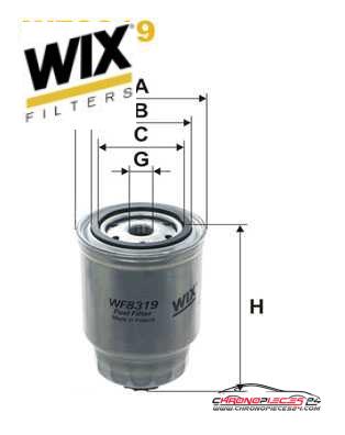 Achat de WIX FILTERS WF8319 Filtre à carburant pas chères