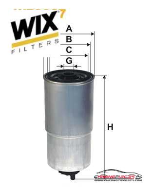 Achat de WIX FILTERS WF8327 Filtre à carburant pas chères