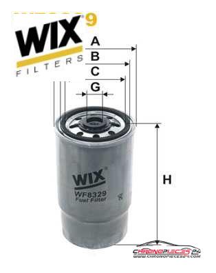 Achat de WIX FILTERS WF8329 Filtre à carburant pas chères