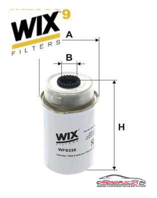 Achat de WIX FILTERS WF8339 Filtre à carburant pas chères