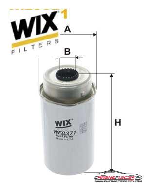 Achat de WIX FILTERS WF8371 Filtre à carburant pas chères