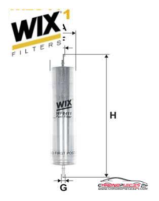 Achat de WIX FILTERS WF8411 Filtre à carburant pas chères