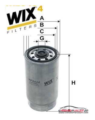 Achat de WIX FILTERS WF8424 Filtre à carburant pas chères