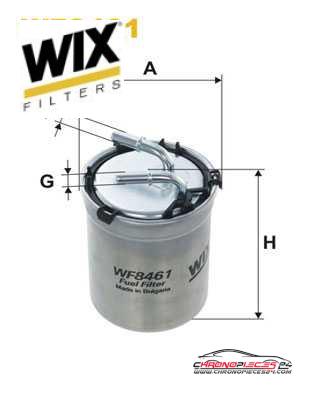 Achat de WIX FILTERS WF8461 Filtre à carburant pas chères