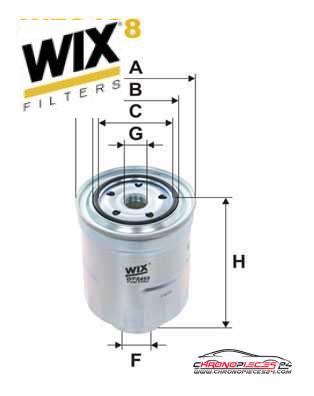 Achat de WIX FILTERS WF8468 Filtre à carburant pas chères