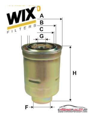 Achat de WIX FILTERS WF8490 Filtre à carburant pas chères