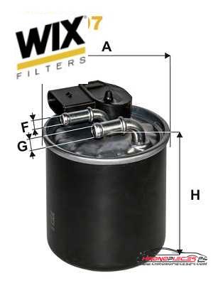 Achat de WIX FILTERS WF8497 Filtre à carburant pas chères