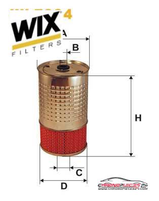 Achat de WIX FILTERS WL7004 Filtre à huile pas chères