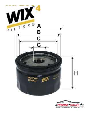 Achat de WIX FILTERS WL7064 Filtre à huile pas chères