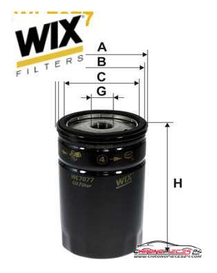 Achat de WIX FILTERS WL7077 Filtre à huile pas chères