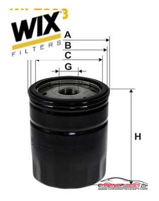 Achat de WIX FILTERS WL7093 Filtre à huile pas chères