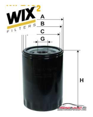 Achat de WIX FILTERS WL7102 Filtre à huile pas chères