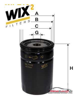 Achat de WIX FILTERS WL7132 Filtre à huile pas chères