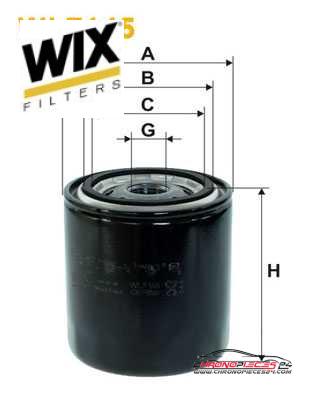 Achat de WIX FILTERS WL7145 Filtre à huile pas chères