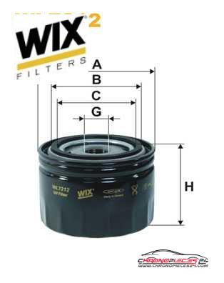 Achat de WIX FILTERS WL7212 Filtre à huile pas chères