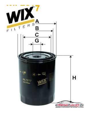 Achat de WIX FILTERS WL7217 Filtre à huile pas chères