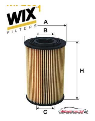 Achat de WIX FILTERS WL7221 Filtre à huile pas chères