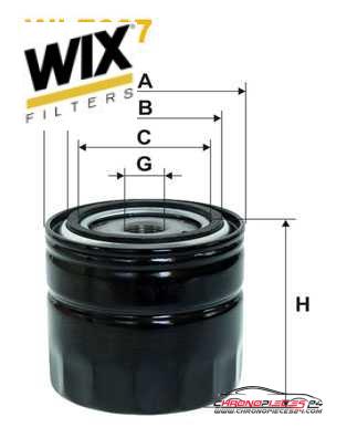 Achat de WIX FILTERS WL7237 Filtre à huile pas chères