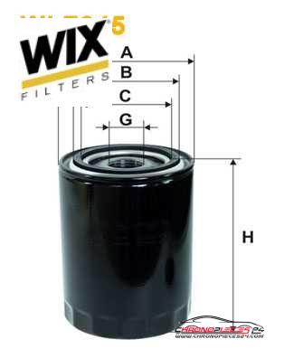 Achat de WIX FILTERS WL7245 Filtre à huile pas chères