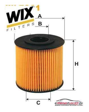 Achat de WIX FILTERS WL7261 Filtre à huile pas chères