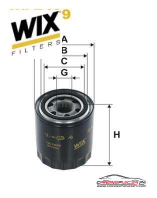 Achat de WIX FILTERS WL7409 Filtre à huile pas chères