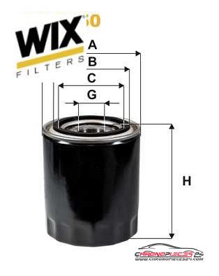 Achat de WIX FILTERS WL7450 Filtre à huile pas chères