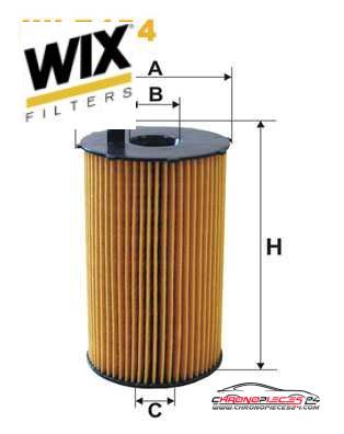 Achat de WIX FILTERS WL7454 Filtre à huile pas chères