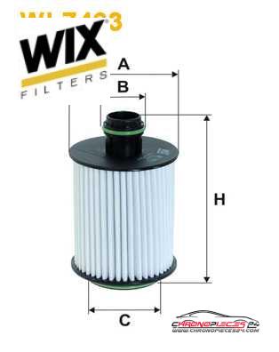 Achat de WIX FILTERS WL7463 Filtre à huile pas chères