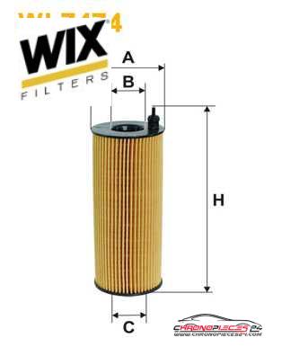 Achat de WIX FILTERS WL7474 Filtre à huile pas chères