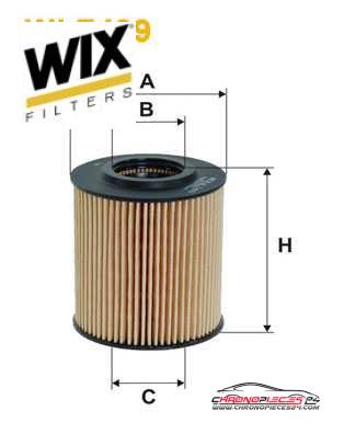 Achat de WIX FILTERS WL7489 Filtre à huile pas chères