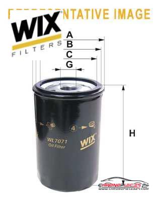 Achat de WIX FILTERS WL7503 Filtre à huile pas chères