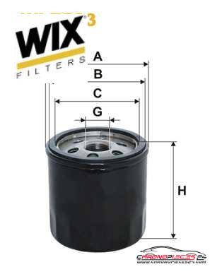 Achat de WIX FILTERS WL7503 Filtre à huile pas chères