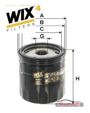 Achat de WIX FILTERS WL7524 Filtre à huile pas chères