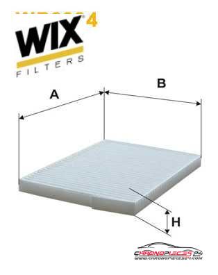 Achat de WIX FILTERS WP2004 Filtre, air de l'habitacle pas chères