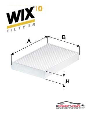 Achat de WIX FILTERS WP2010 Filtre, air de l'habitacle pas chères