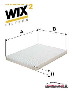 Achat de WIX FILTERS WP2012 Filtre, air de l'habitacle pas chères