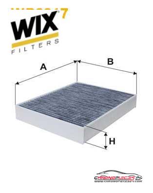 Achat de WIX FILTERS WP2017 Filtre, air de l'habitacle pas chères