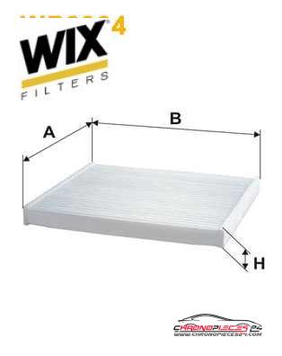 Achat de WIX FILTERS WP2024 Filtre, air de l'habitacle pas chères